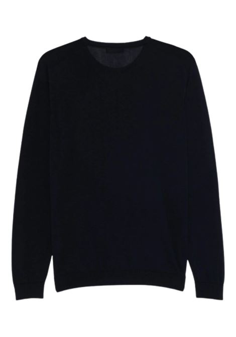crewneck sweater man navy ROBERTO COLLINA | RB10001RB1010